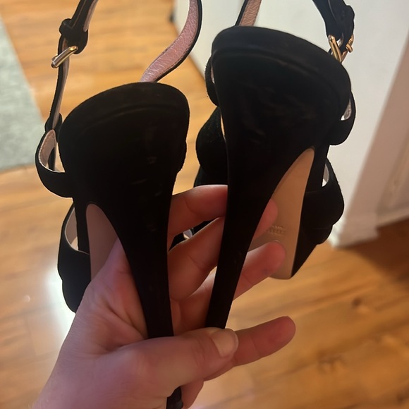 Miu Miu Suede Platforms - Picture 10 of 11